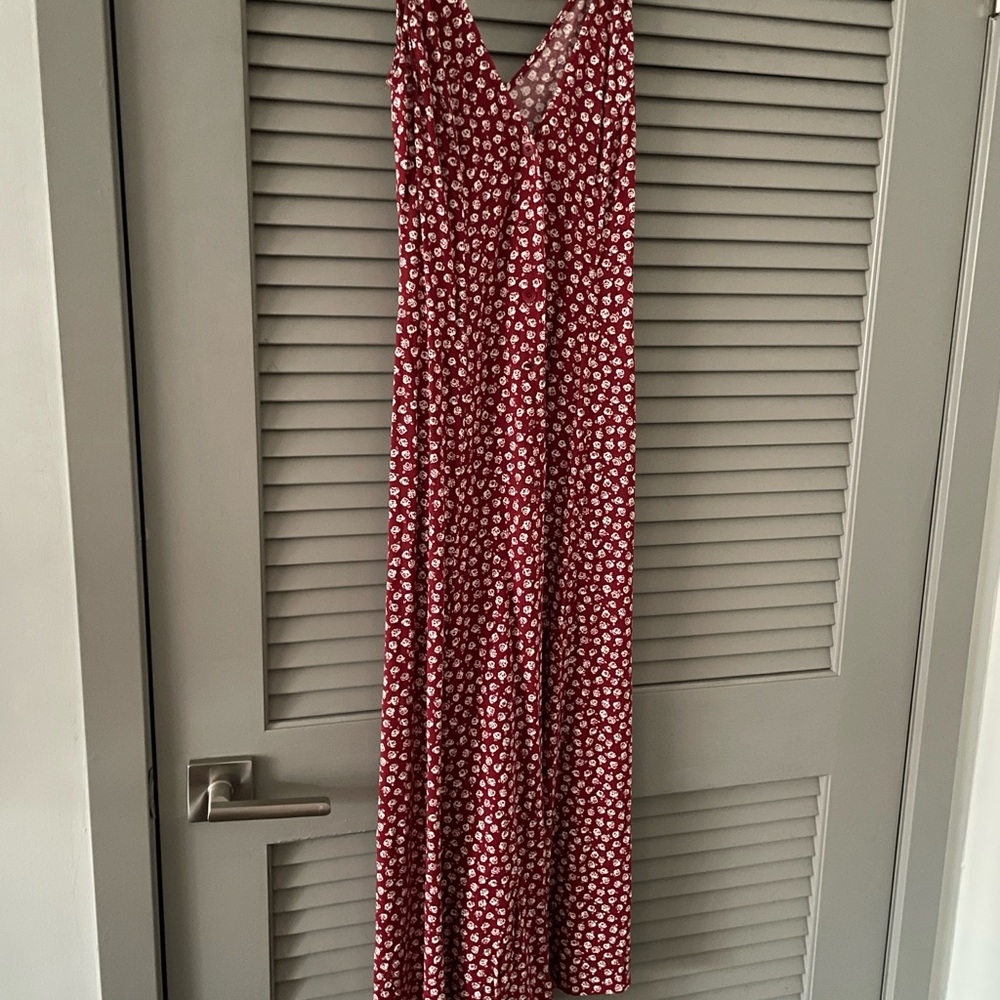 Reformation front button dress